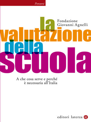 cover image of La valutazione della scuola